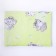 Pillow, size 30x40 cm, calico, synthetic winterizer, color green, stuffing mix 214