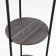 Flowers Laksi Gloris, 360x360x1110, black matte/ash