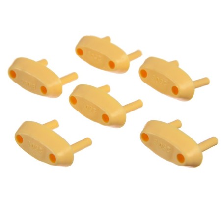A plug for electric sockets (set 6 pcs), beige color-4