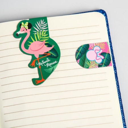 Magnetic bookmarks on the postcard "Enjoy Life", Minnie Mouse, 3 pcs.-1
