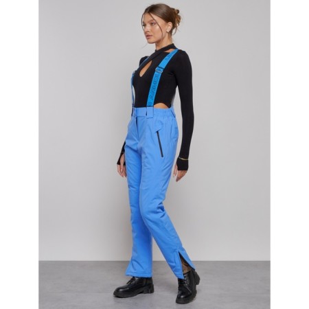 Semi -combinezone ski insulated female winter, size 42, blue color-1