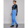 Semi -combinezone ski insulated female winter, size 42, blue color