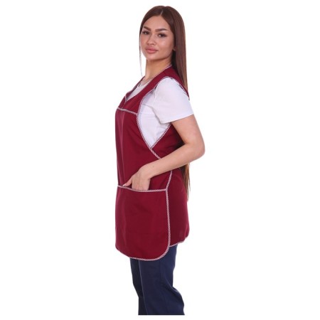 Apron No. 30, p. 42-48, burgundy color-3