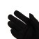 Gloves are female, dimensionless, without insulation, black color