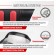 SkyWay braid, POP IT-1 M, black and red eco-leather