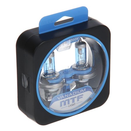 Automobile lamp MTF, VANADIM, H4, 12 V, 60/55 W, 5000K, set 2 pcs