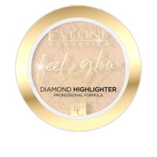 Хайлайтер для лица Eveline Feel The Glow, тон 10 light diamon, 4,2 г
