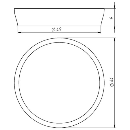 Aquant gasket, conical, d = 40 mm, external d = 44 mm, height 9 mm, 50 pcs-4