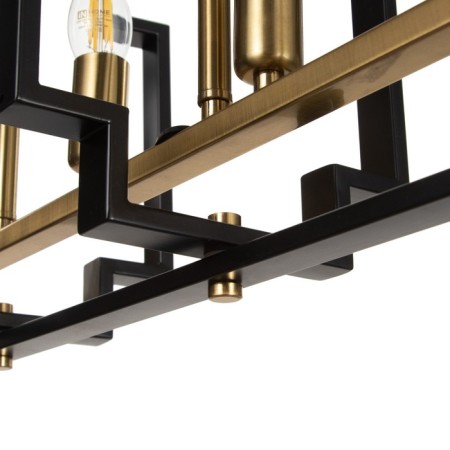 Chandelier 2739/5 E14 40W black and gold 29.5x7.8x25-97 cm Bayerlux-9