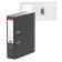 A4, 70 mm reception folder, Erichkrause Basic, collected, marble, label on the spine, gray, capacity of 450 sheets