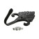 One -rod hook for curtains Cappio KC111, black color, 2 pcs