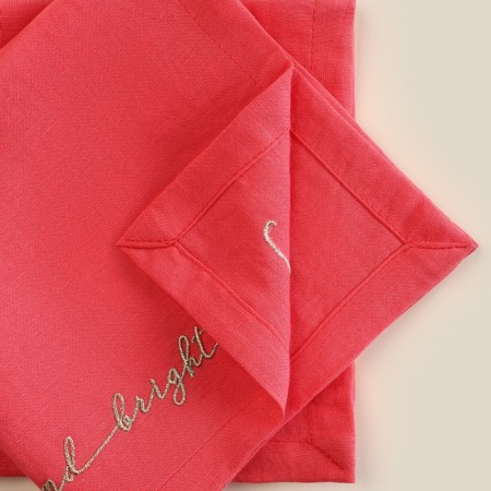 Nab. SL Home "Merry" 40x40cm-4pcs., 100%luna, 170 g/m2-4