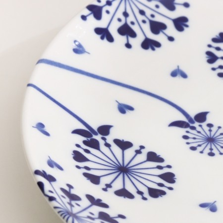 Plate "Roman Dandelion", D-270mm, Neo Gzhel-2