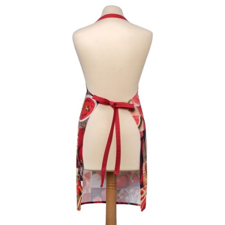 Apron Ethel Red 70x60 cm, 100% cotton, sarzha 190 g/m²-2