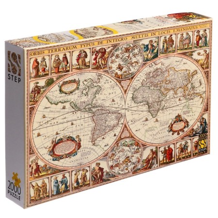 Puzzles "Historical map of the world", 2000 elements