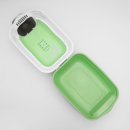 Closed 2-in-1 toilet with a removable top of 34 x 50 x 33 cm, green-7