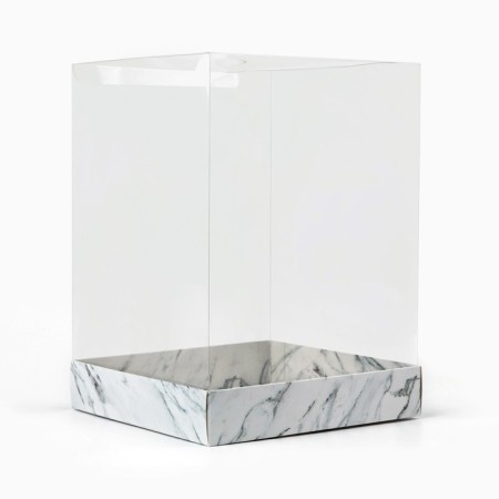 Box for confectionery "Marble", 15 x 15 x 20 cm-2