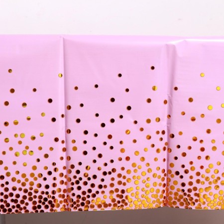 The tablecloth "Confetti" 137 × 183 cm, the color is pink-3
