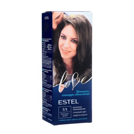Persistent hair cream Estel Love ash-cornflower