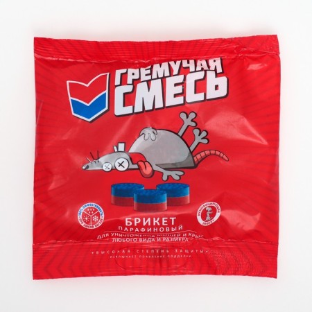 Districts from rodents "explosive mixture", paraffin bricket, 170 g