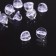 A plug for the icon, d = 1.1 cm, (set 10 pcs.), The color is transparent
