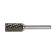 Borfraz Tundra Type B is cylindrical, 12 x 25 mm, shank 6 mm