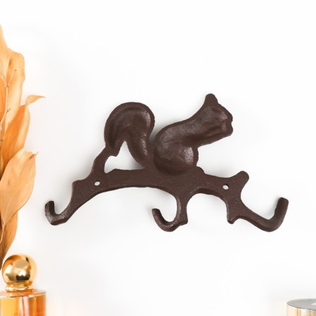 Hooks decorative cast iron "squirrel" 21x3x12.5 cm-3