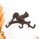 Hooks decorative cast iron "squirrel" 21x3x12.5 cm