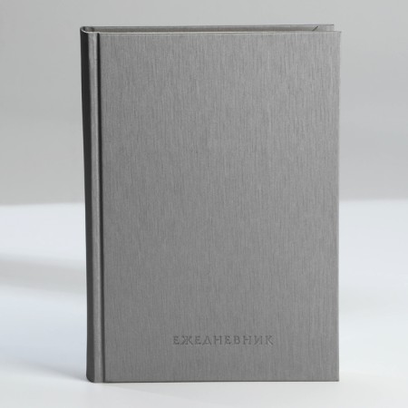 Deliciper of Leduced A5, 160 liters. Solid cover. Leatherette. Grey. Cream block-8