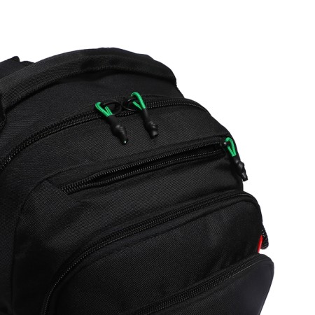 School backpack, 40 x 25 x 22 cm, Grizzly, ergonomic back, laptop department, black-12