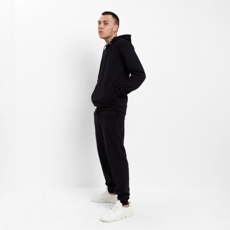 Male costume (sweatshirt/pants), black color, size 46 (m)-2