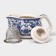 Keramic teapot “Eastern Wisdom”, 200 ml, 14 × 9.5 × 8 cm, blue color