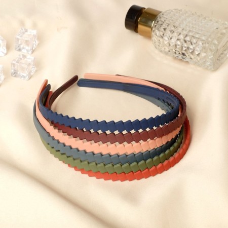 Hair rim "Theon" Zigzag, 0.9 cm, mix-1