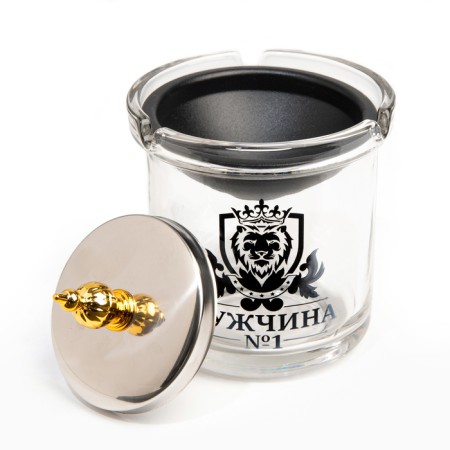 Blessed ashtray "man No. 1", 9.7 x 12.5 cm, silver-2