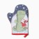 Set of kitchen. Dolyana "New Year's embrace": mittens 20x28 cm, severity 17x17 cm, 35% HL, 65% PE