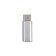 Luazon LE-017 adapter with Lightning on Type-C, 1 pc, silver