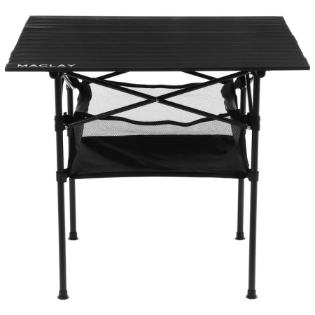 Tourist table Maclay, 82x80x69 cm, with an organizer, black color-6