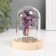 Souvenir "Cash tree in the flask" Violet 36 stones 7.8x7.8x10 cm