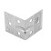 Sibrtekh's fixing corner reinforced, Kuu 105 x 105 x 90 mm.