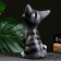 Piggy bank "Cat Oscar" Gray, 22cm
