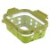 Container for baking, storage and carrying of products in the Smart Solutions cover, green color, 1050 ml