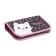 Penal 1 section 140 x 210 x 40 mm, folding pocket and cosmetic bag, fabric, calligrata top content "cat"