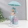 Souvenir Polystone stand "Little Mermaid under the umbrella" mix 20x10x10 cm
