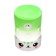 Mechanical sharpener with container, green cat