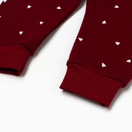 Slap "Bear", burgundy color, height 80-2