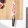 Knife for vegetables kitchen shade zeus, blade 9.5 cm, black color