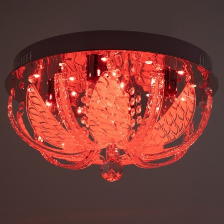 Svetogor chandelier "Dinzhou" 4x60W E27 LED lighting chrome 40x40cm-8