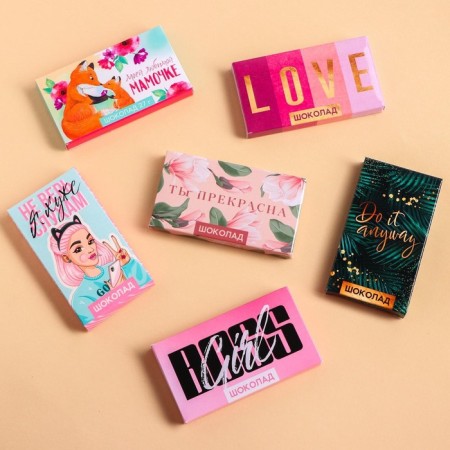 Milk chocolate "Love": 27 g.-3