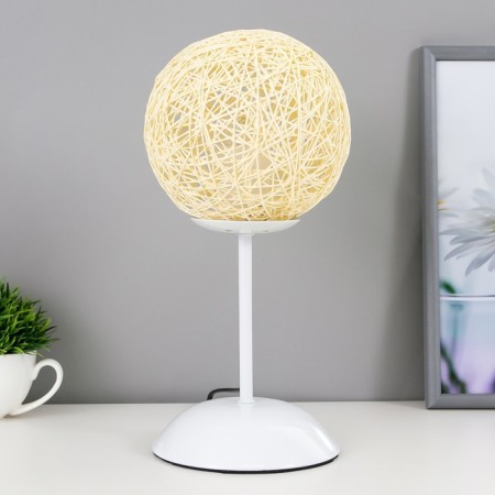 Table lamp 1375297/1 E27 40W white 14x14x30 cm Risalux