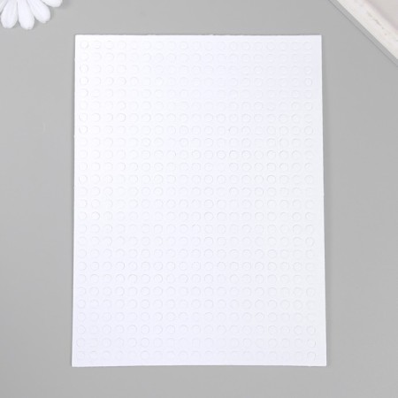 Adhesive tape double -sided "circles" 494 pcs on the sheet D = 0.4 cm 15.7x21 cm